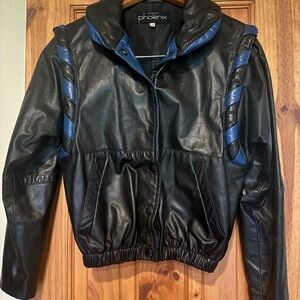 Phoenix Black with Blue Trim Jacket